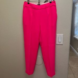 J. Crew hot pink cropped pants, brand new, never worn, size 0